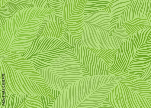 Abstract leaf pattern background. Vector illustration background. For print, textile, web, home decor, fashion, surface, graphic design