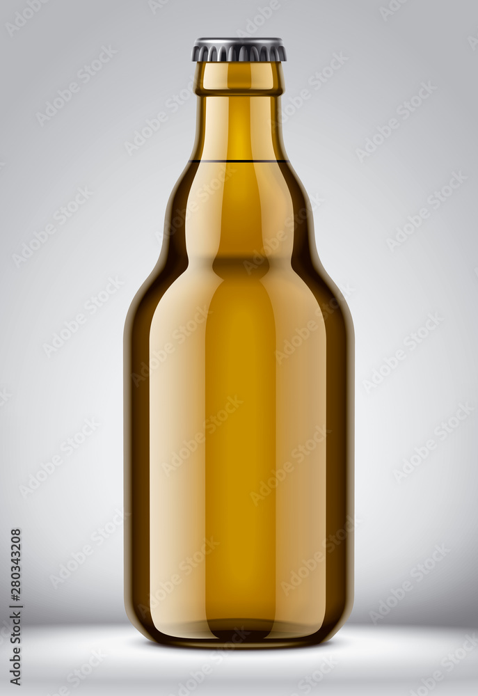 Glass bottle mockup. Glass bottle mockup.