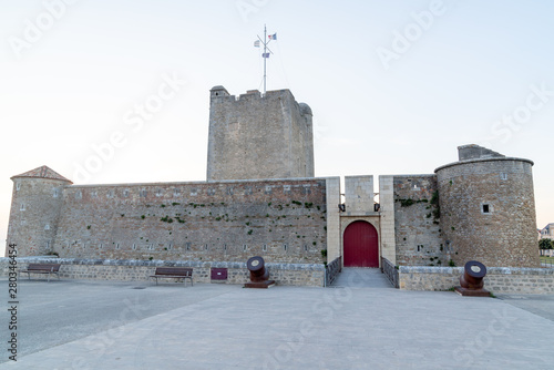 Canvas Print fouras les bains fortification Vauban in charente France