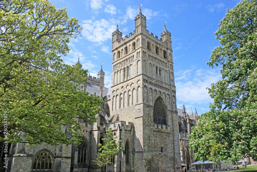 Obraz premium Exeter Cathedral, Devon