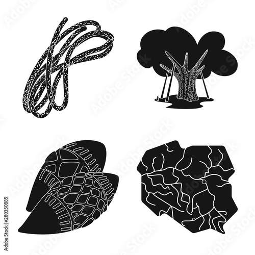 Vector illustration of heritage and landmarks icon. Collection of heritage and travel stock symbol for web.