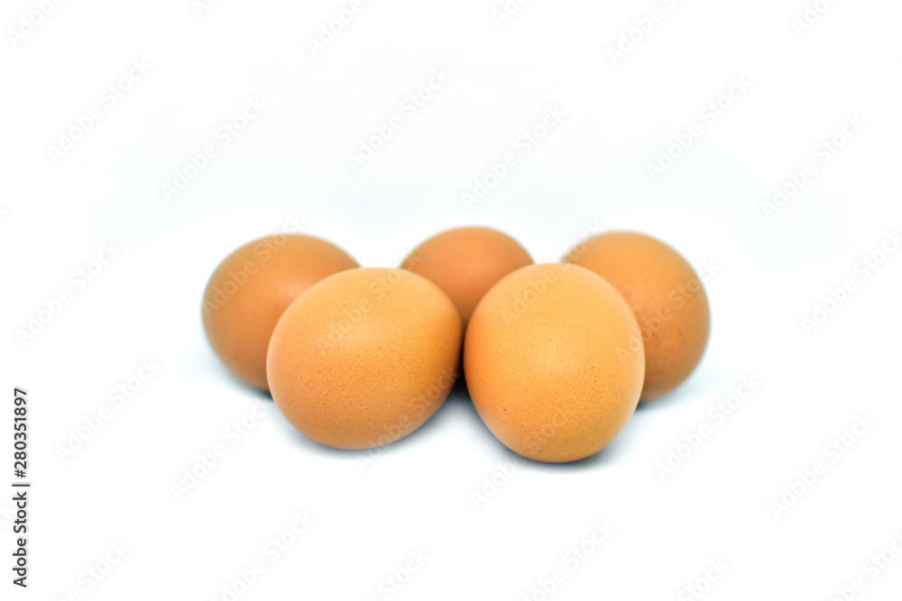 chicken eggs isolated on white background chicken eggs isolated on white background