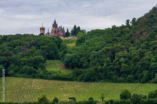 View on castle Drachenburg from Bonn-Mehlem, Germany. © Bernhard