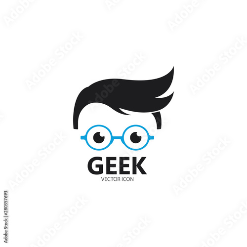 Geek Logo,Vector Logo design 