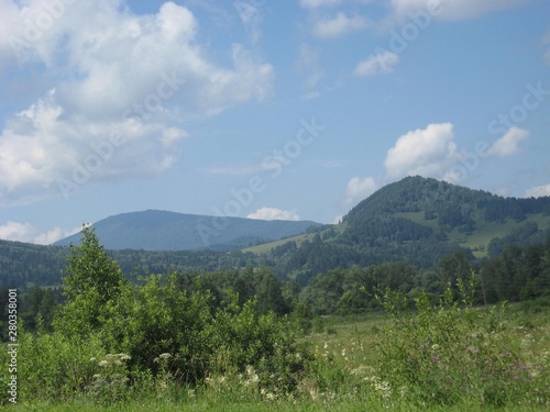 Altai hills in summer