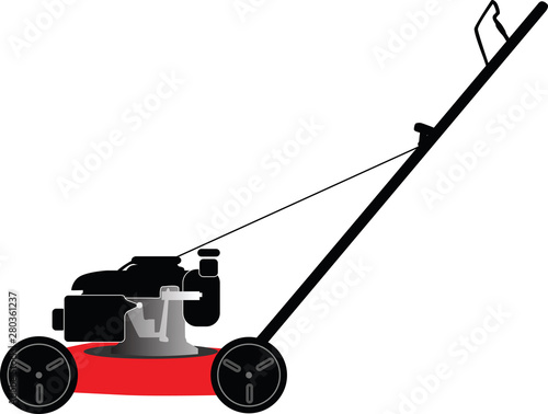 petrol lawn mower