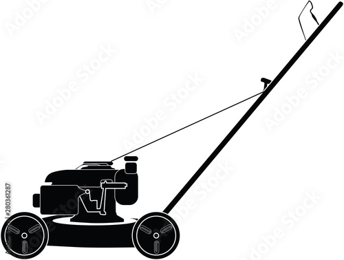 petrol lawn mower