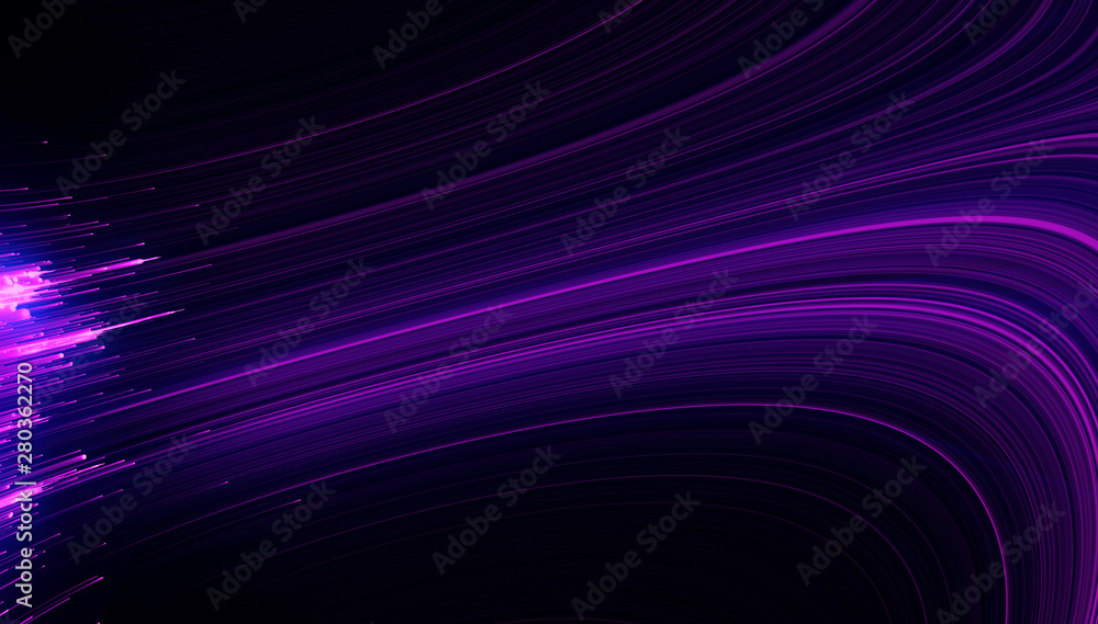 Led Light.  Future tech. Shine dynamic scene. Neon flare. Colorful rays. .Magic moving fast lines. Sparkling studio. Hologram display. Mystic beam. Stylish fantasy space. Bright blurred waves.