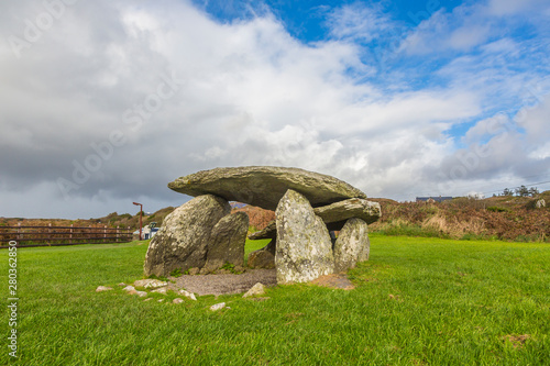 Mystic stone circle in southern west Ireland