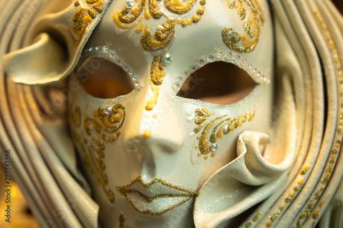 Venice carnival mask. Traditional venetian mask for carnival