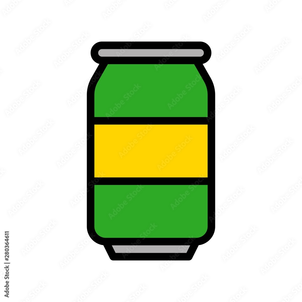 food editable outline icon of glass can in filled design. food editable outline icon of glass can in filled design.