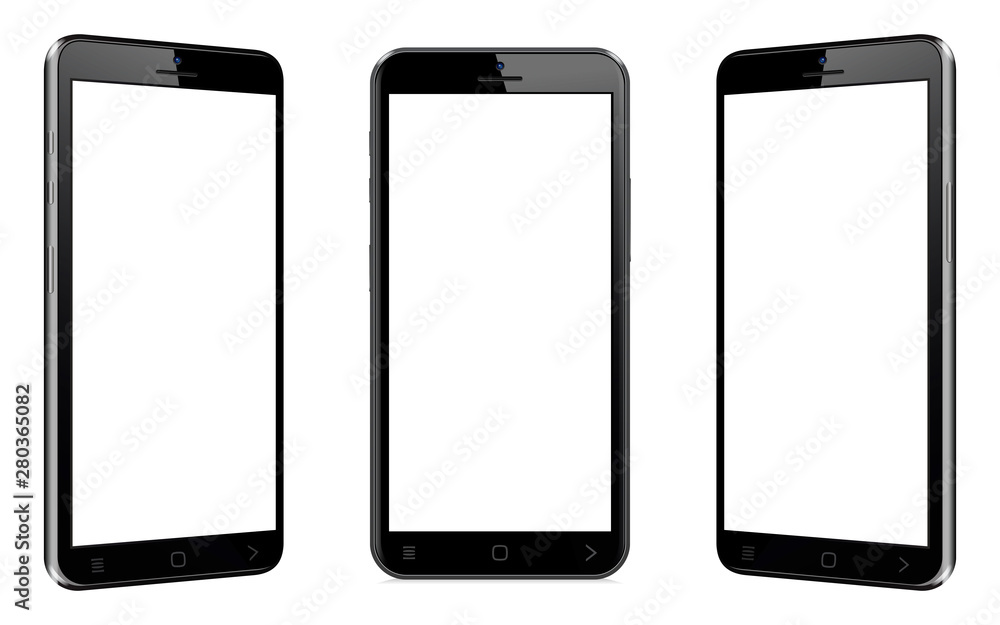 Mobile phone with different views Mobile phone with different views