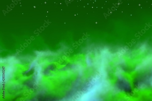 Abstract background creative illustration of visionary smoke concept with stars you can use for decorating purposes
