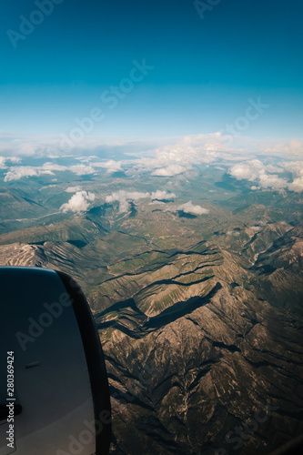 View from the airplane window