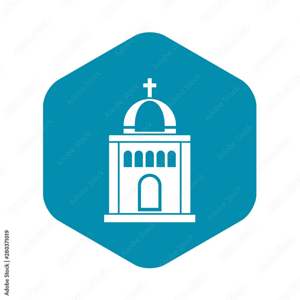 Church icon. Simple illustration of church vector icon for web