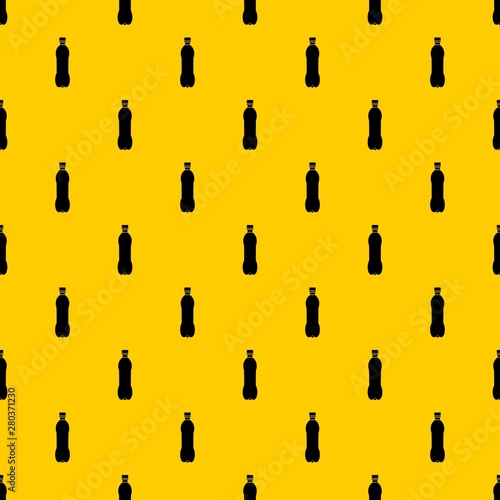 Bottle pattern seamless vector repeat geometric yellow for any design