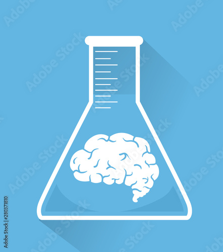 Brain Experiment Illustration