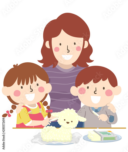 Kids Parent Carved Butter L...