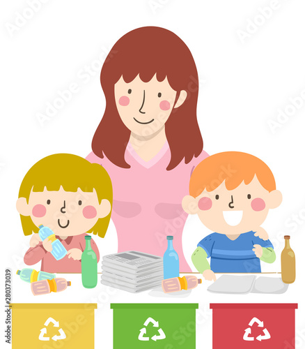 Kids Teacher Classroom Recy...