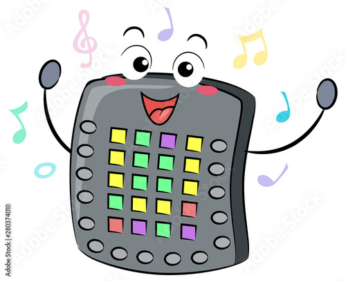 Electronic Drum Pad Mascot ...