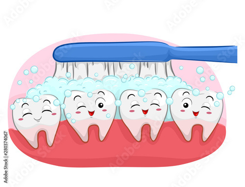 Happy Teeth Tooth Brush Mas...