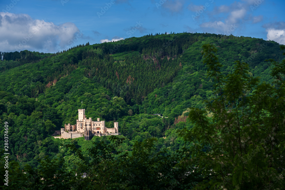 View of the castle Stolzenfels