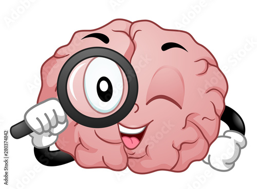 Mascot Brain Search Illustr...