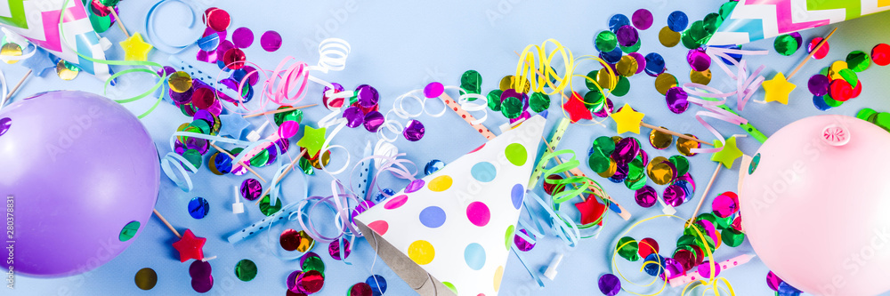 Fototapeta premium Birthday party background