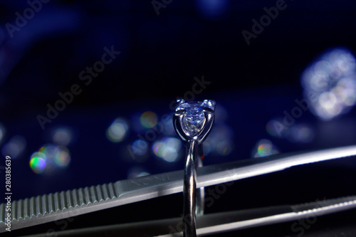 Foto The beautiful diamond is beautiful