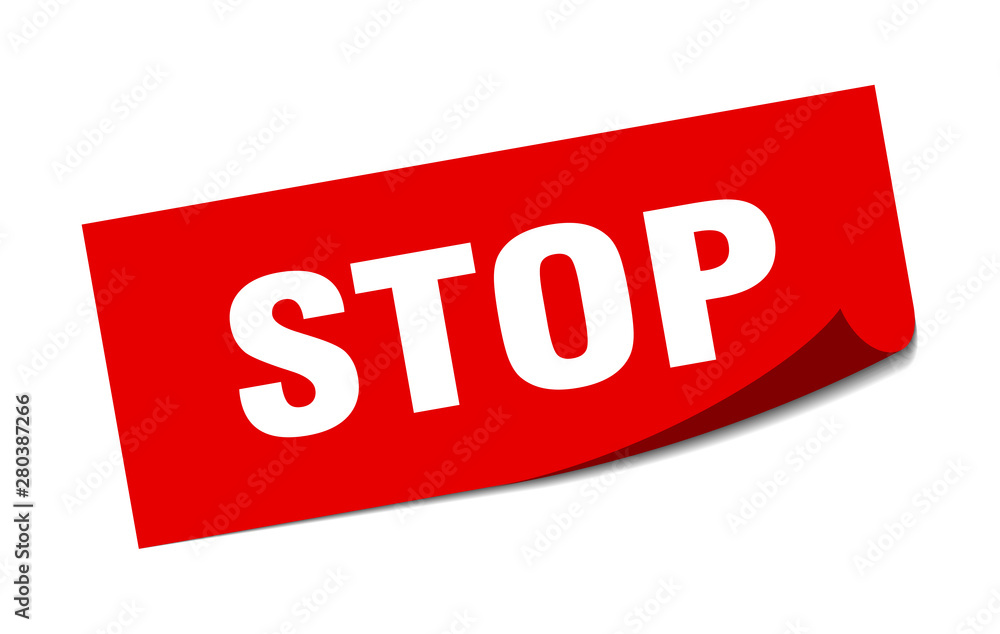 stop sticker. stop square isolated sign. stop stop sticker. stop square isolated sign. stop