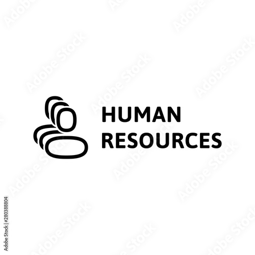 Human Resources People Logo Template