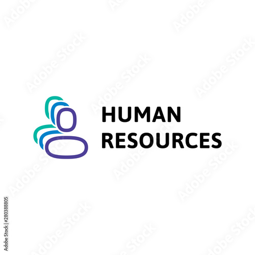 Human Resources People Logo Template