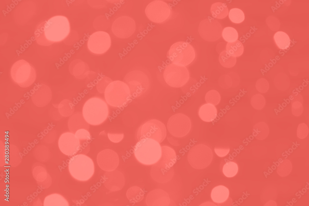 Coral tone bokeh blurred background. Abstract creative pink bokeh background Coral tone bokeh blurred background. Abstract creative pink bokeh background