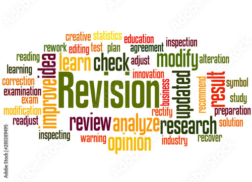 Revision word cloud concept 2