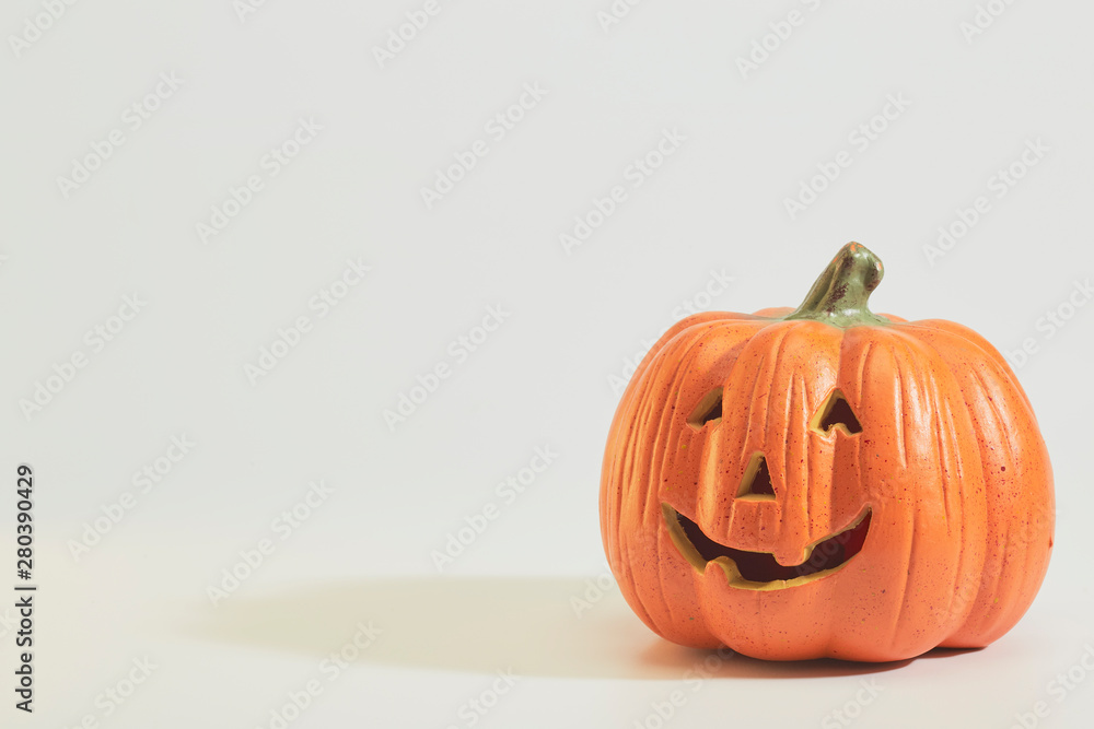 Jack O Lantern On White Background Jack O Lantern On White Background
