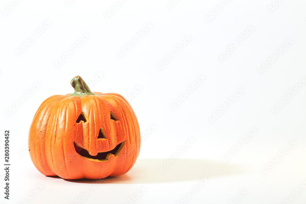 Jack O Lantern On White Background Jack O Lantern On White Background
