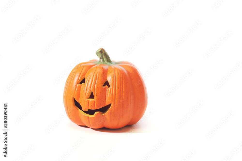 Jack O Lantern On White Background Jack O Lantern On White Background