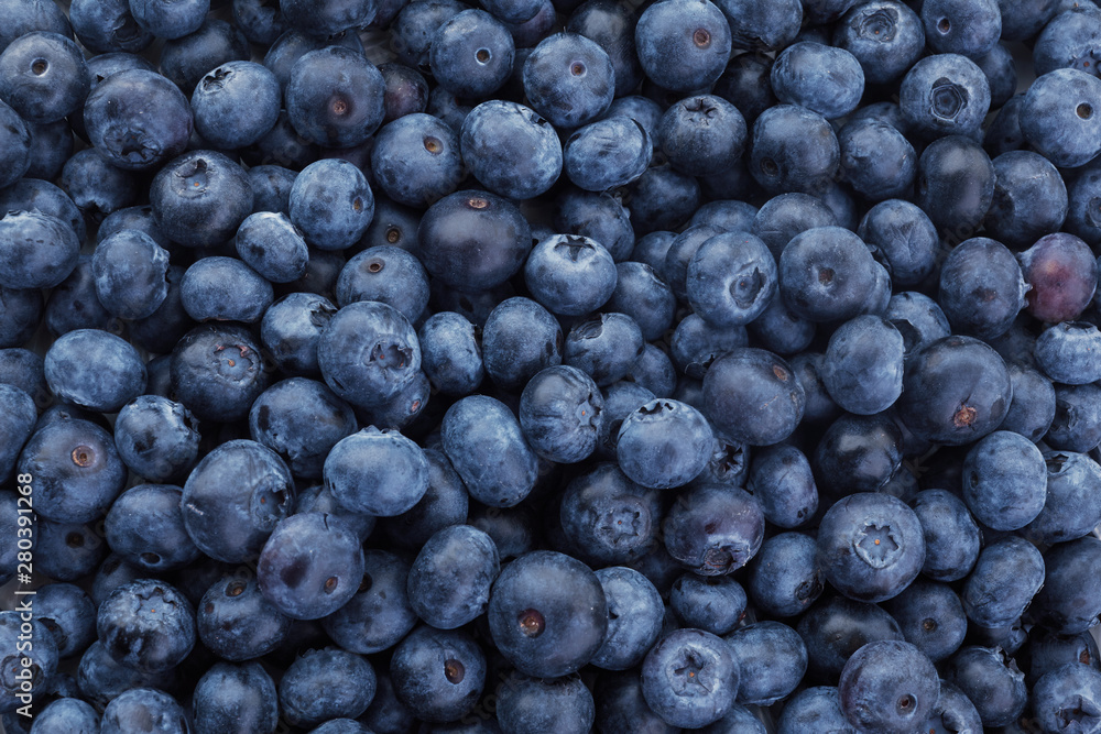 Closeup of a Pile of Fresh Blueberries in an Open Air Market Closeup of a Pile of Fresh Blueberries in an Open Air Market