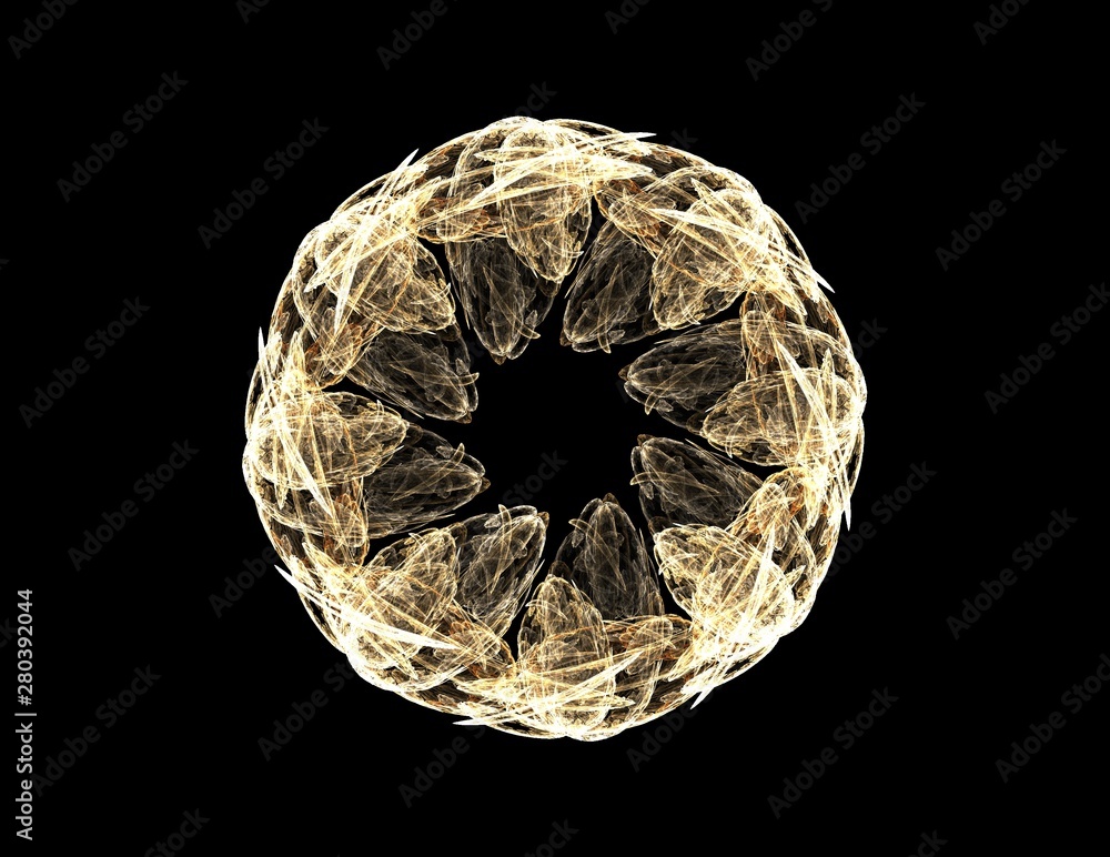 Abstract fractal color background with crossing circles and oval. Motion illustration. Abstract fractal color background with crossing circles and oval. Motion illustration.
