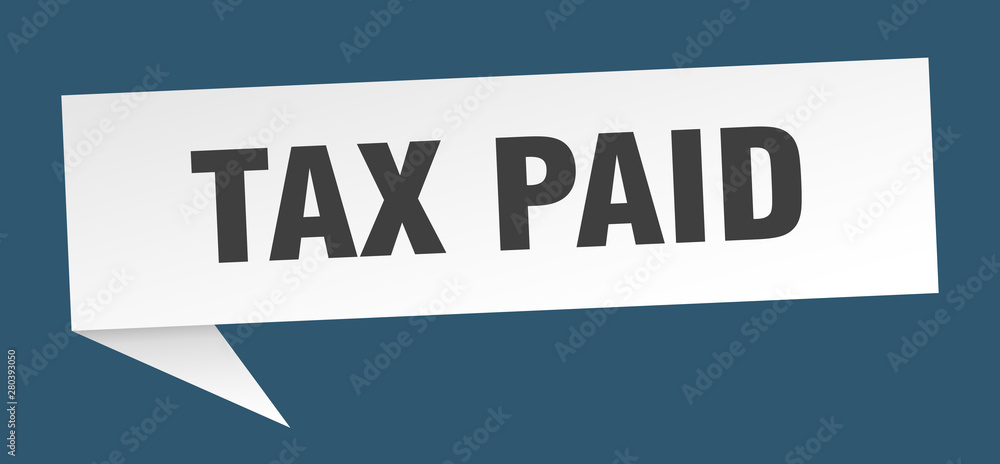 tax paid