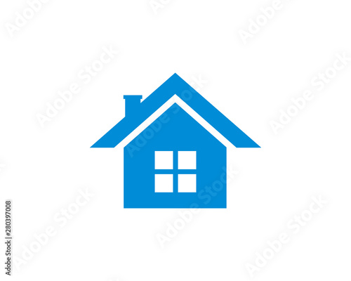 home Flat icon vector