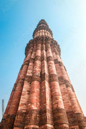 Qutub Minar Close up view 