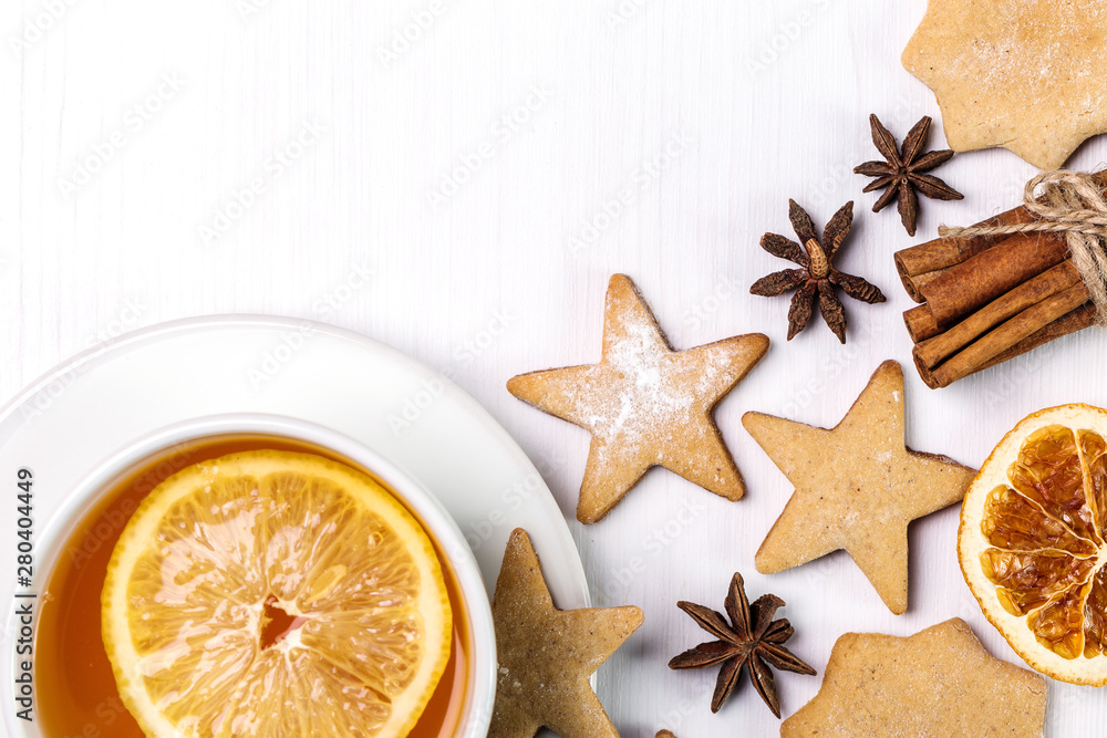 Image with gingerbread. Image with gingerbread.