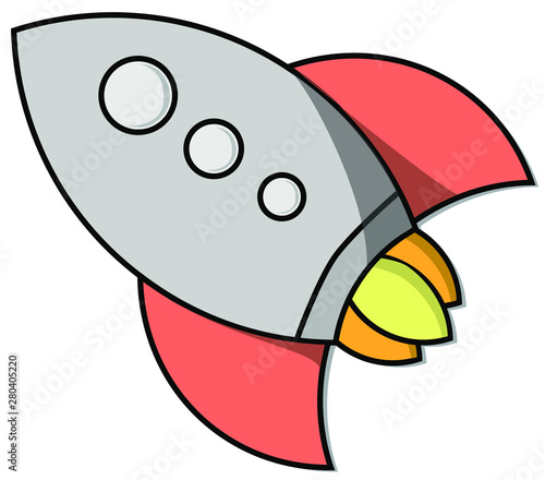 Cartoon Spaceship