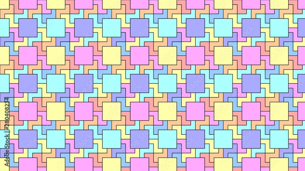 Fototapeta premium abstract mosaic background with squares