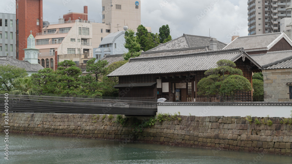 Fototapeta premium 出島和蘭商館跡 表門