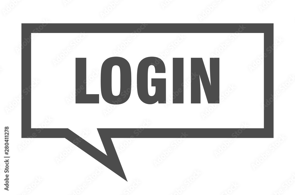 login sign. login square speech bubble. login login sign. login square speech bubble. login