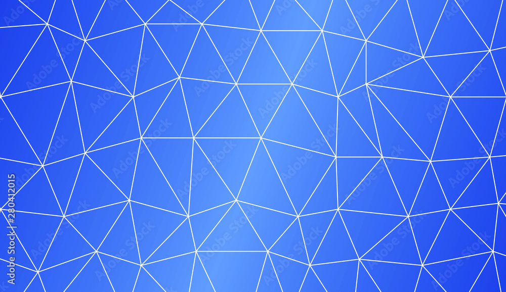 Fototapeta premium Triangles mosaic cover. Modern design for you business, project. Vector illustration. Creative gradient color