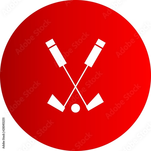 - Hockey stick icon for your project