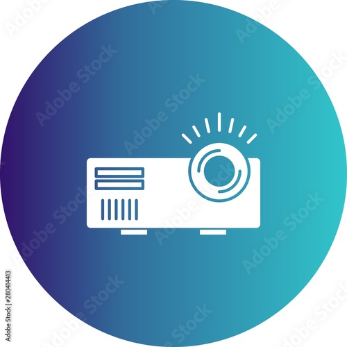 Movie maker icon for your project